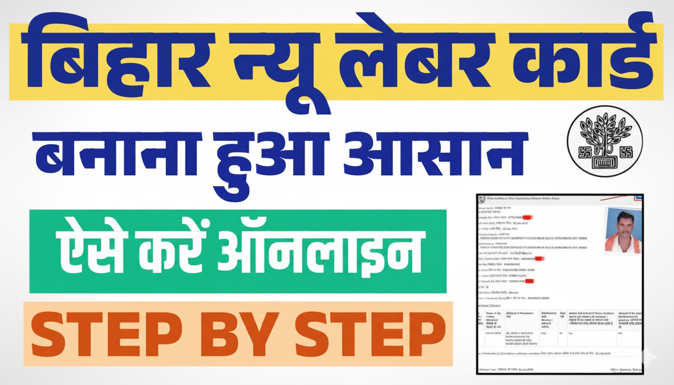 Bihar New Labour Card Online Apply 2025: बिहार लेबर कार्ड रजिस्ट्रेशन, आवेदन प्रक्रिया, जरूरी दस्तावेज़ और लाभ की पूरी जानकारी